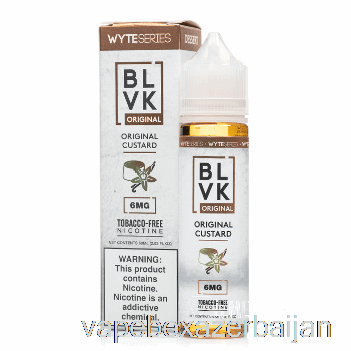 Vape Baku Original Custard - BLVK - 60mL 0mg